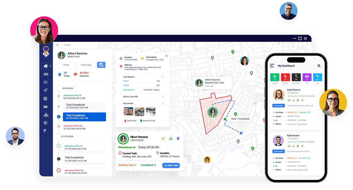 Field Sales Staff Tracking Software