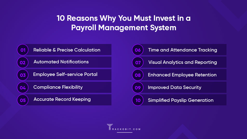 10 Reasons Why You Must Invest in a Payroll Management System