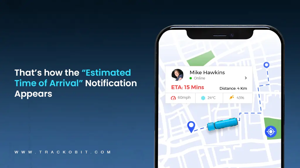 Glimpse of the ETA notifications!