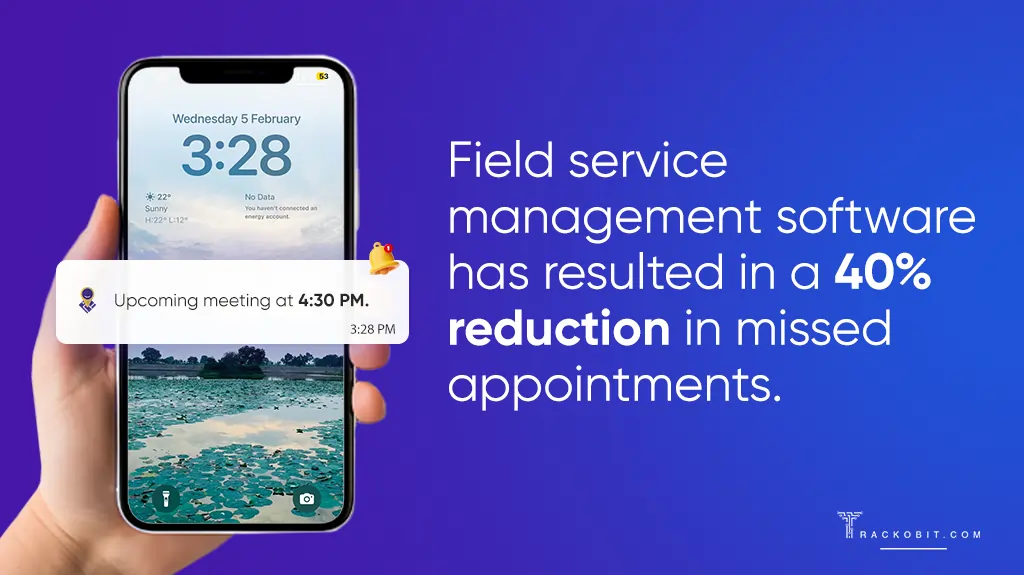 No more missed appointments with upcoming meeting alerts.