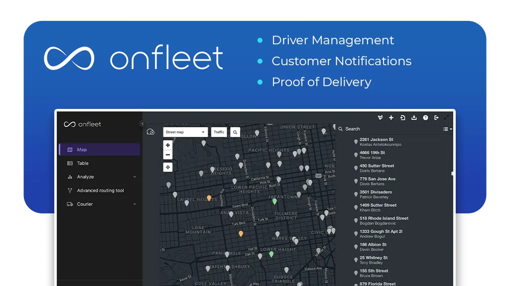 Onfleet automates dispatch management