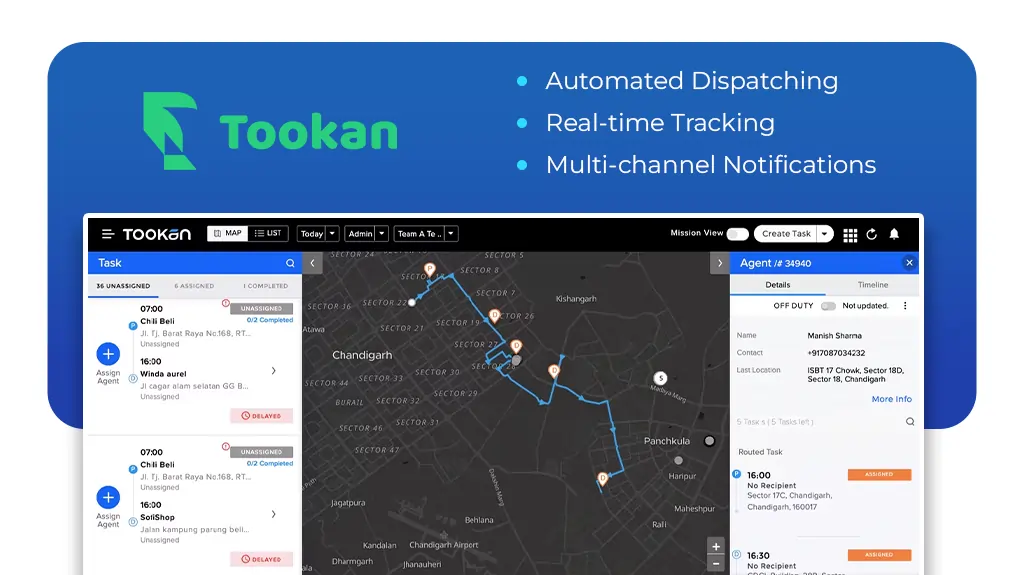 Tookan simplifies food and grocery delivery