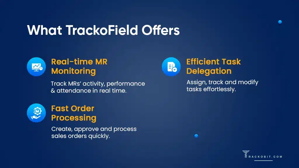 What TrackoField Offers for Medical Representatives 