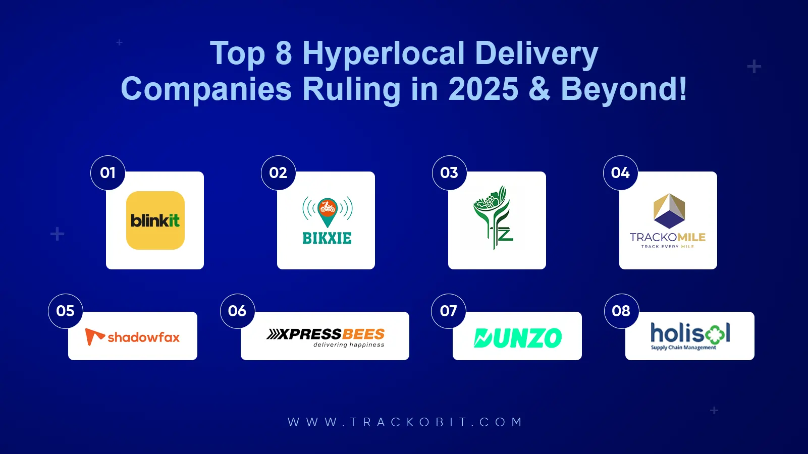 Top 8 Hyperlocal delivery Companies Ruling in 2025