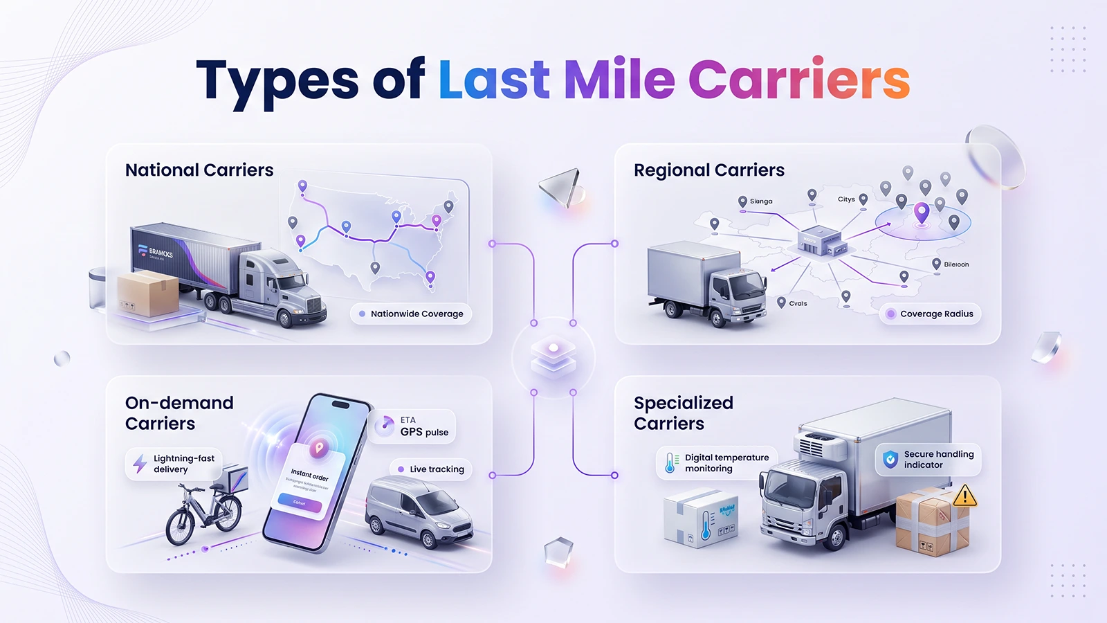 Types of Last Mile Carriers Types of Last Mile Carriers