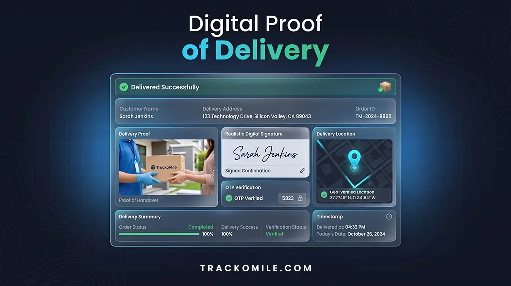 Digital Proof of Delivery Digital Proof of Delivery