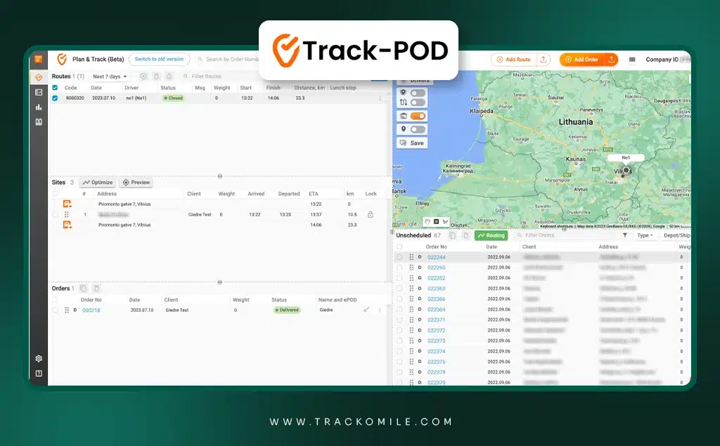 TrackPOD TrackPOD