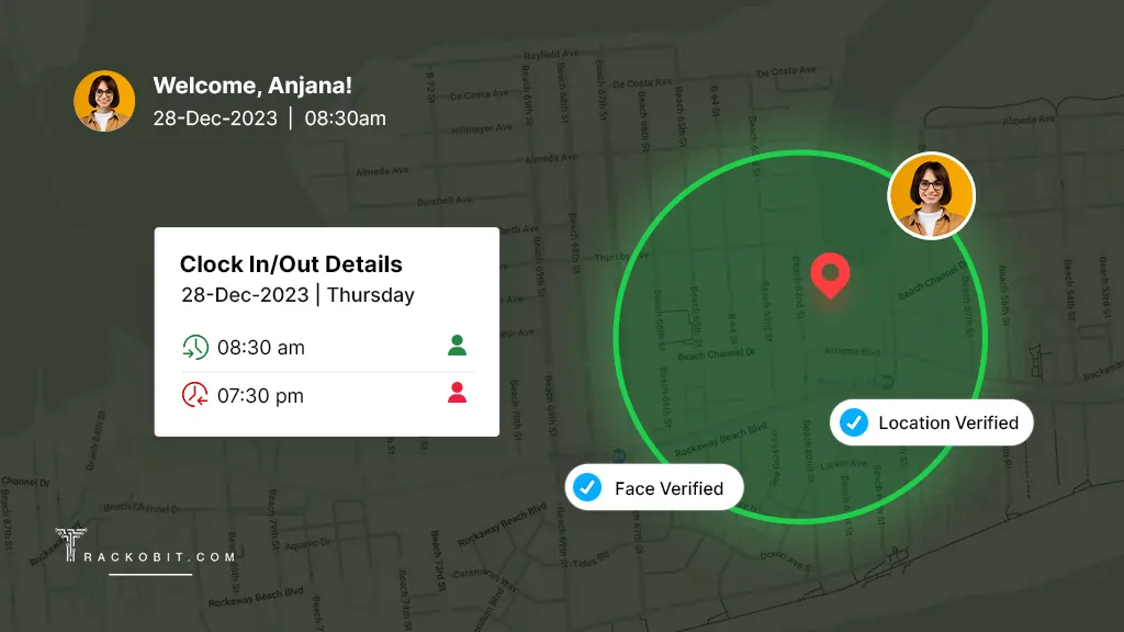 TrackoField offers geo-verified attendance marking