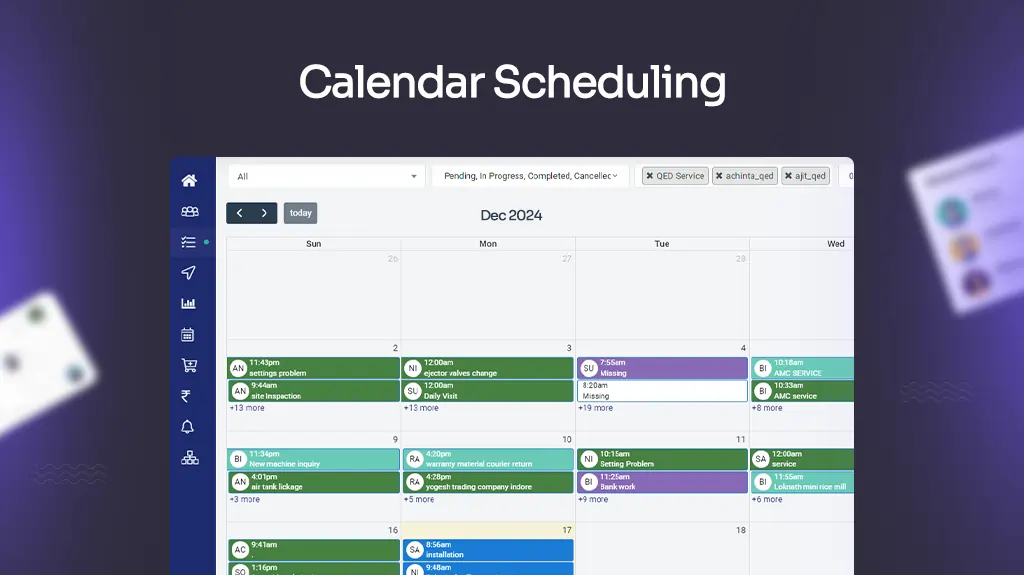 Calendar Scheduling