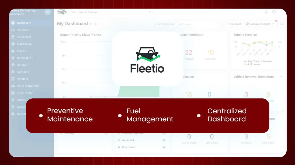 Fleetio Exclusive Features