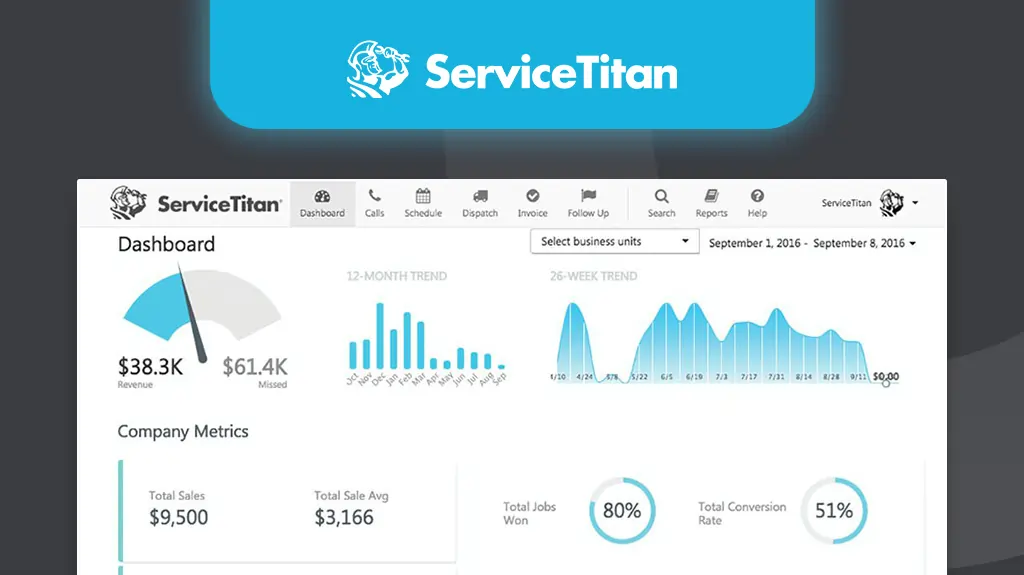 ServiceTitan’s field force management software