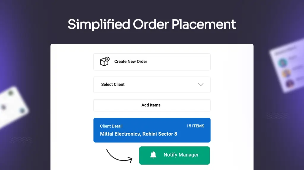 Simplified Order Placement