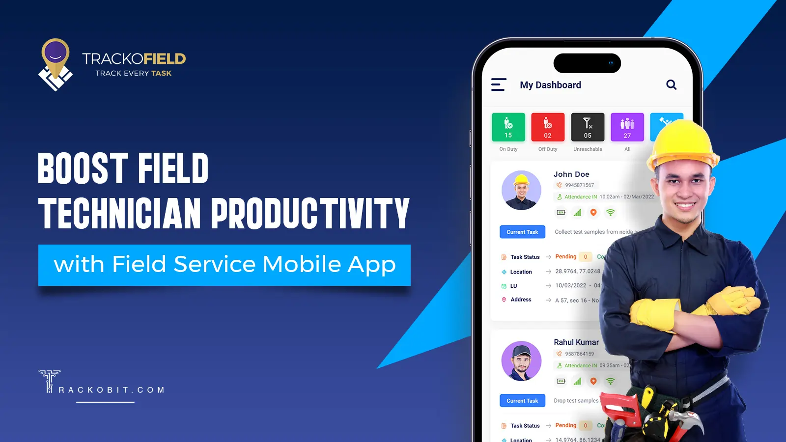 Boost Field Technician Productivity with Field Service Mobile App