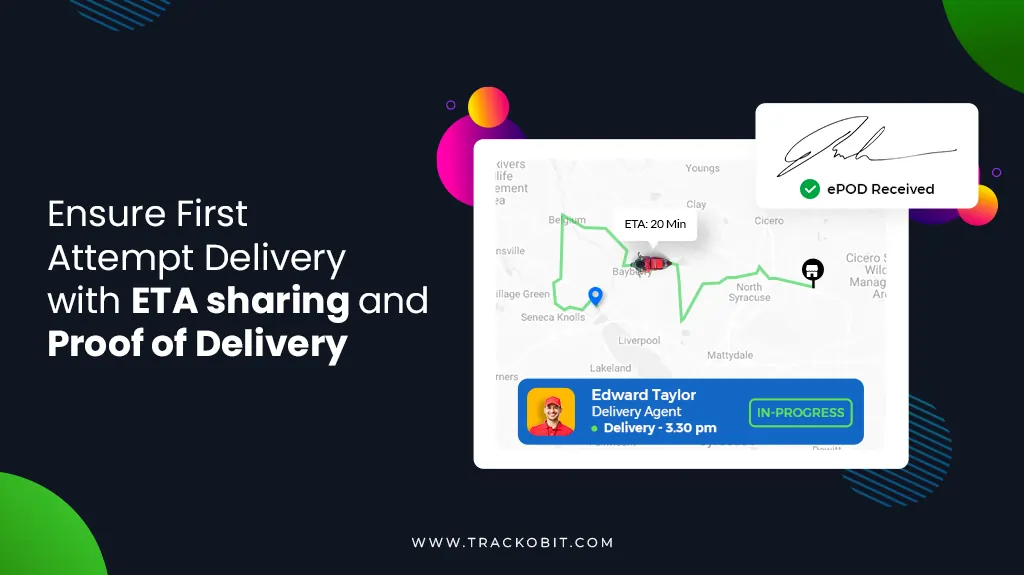 Reduce chances of second-attempt delivery with ETA sharing