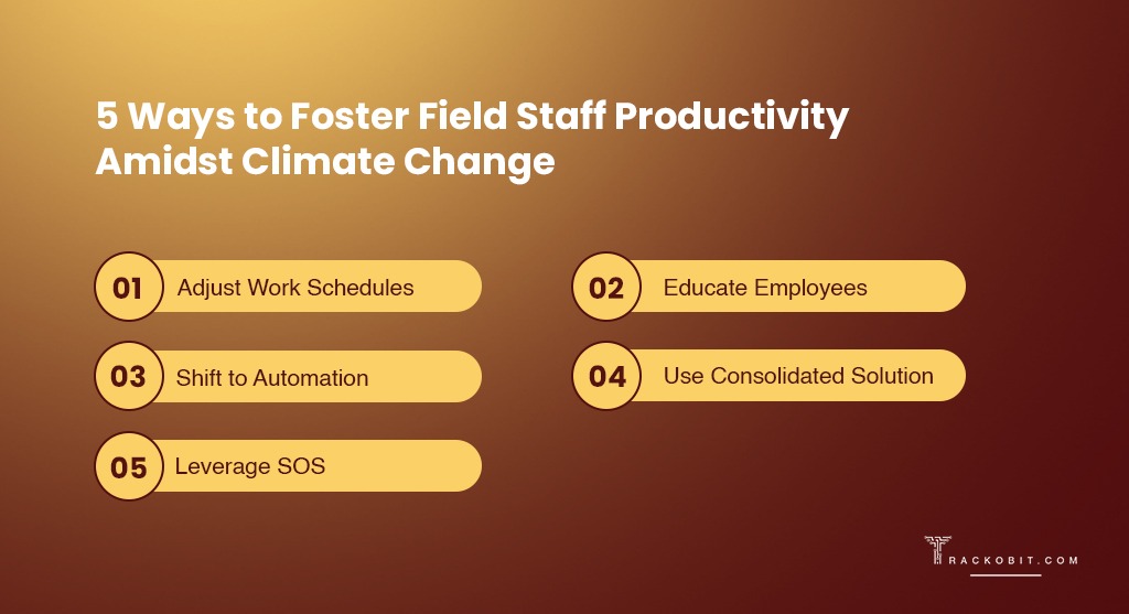 5 Ways to Mitigate Climate Change Consequences on Field Employees' Productivity