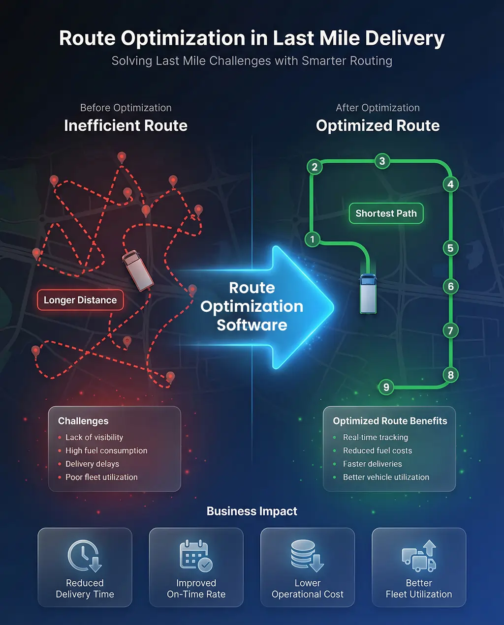 Route optimization in last mile delivery Route optimization in last mile delivery