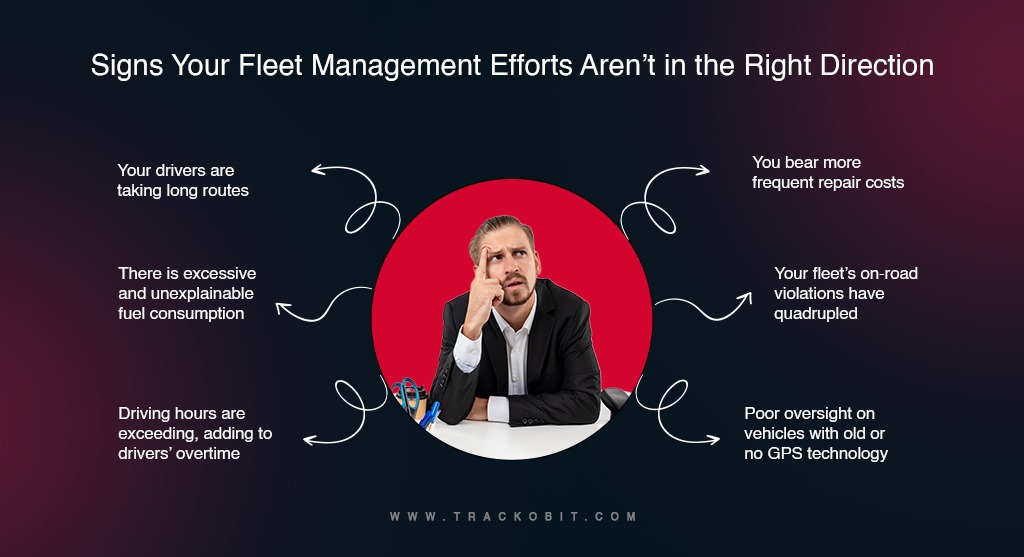 Signs Your Fleet Management Efforts Aren’t in the Right Direction