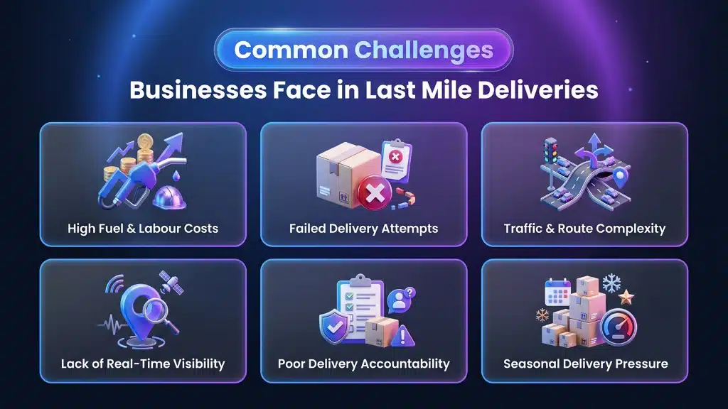 Common Challenges Businesses Face in Last Mile Deliveries