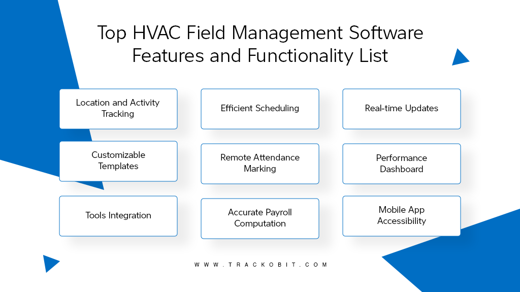 Top HVAC Field Management Software Features and Functionality List