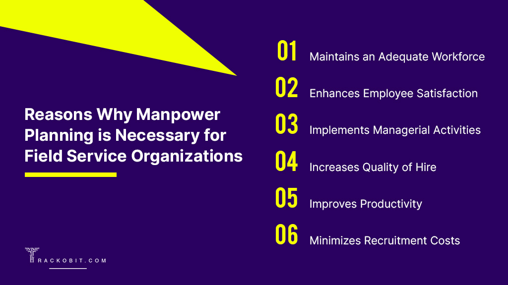 Reasons Why Manpower Planning is Necessary for Field Service Organizations