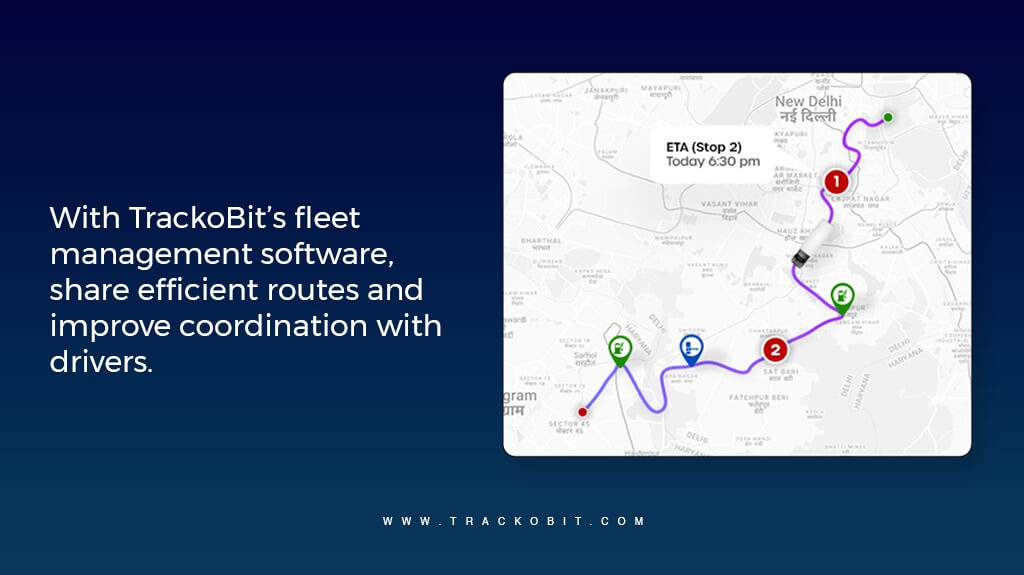 With TrackoBit’s fleet management software