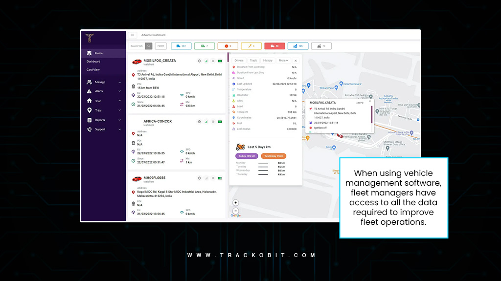 Role of Telematics in Vehicle Management