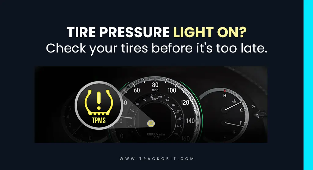 Tire pressure light on