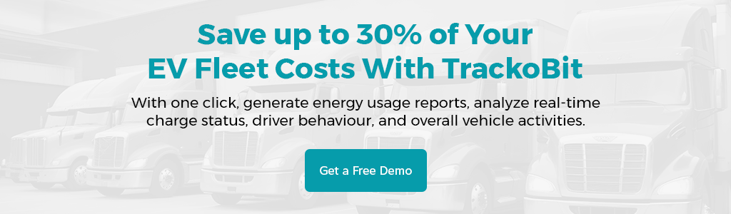 ev fleet cost with trackobit