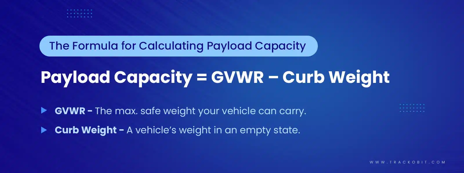 Calculate Accurate Payload Capacity