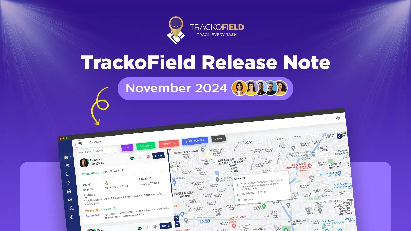 TrackoField Release Note November 2024