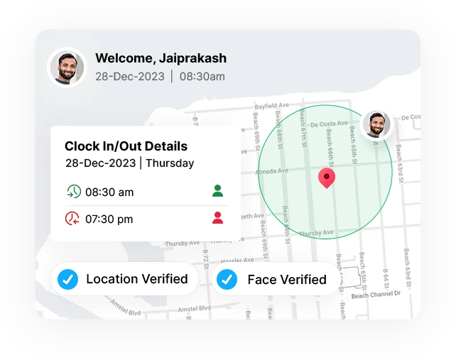 Location Verified Attendance