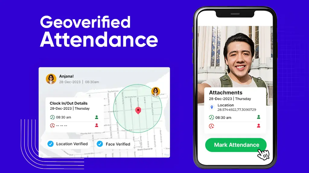 Geoverified Attendance Reporting in TrackoField