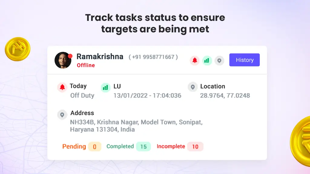 Track task status to gain clarity