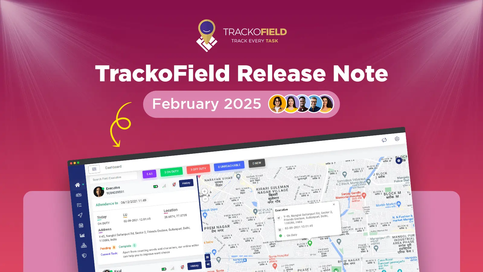 TrackoField Release Note February 2025