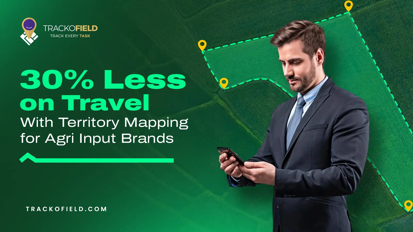 30% Less on Travel With Territory Mapping for Agri Input Brands
