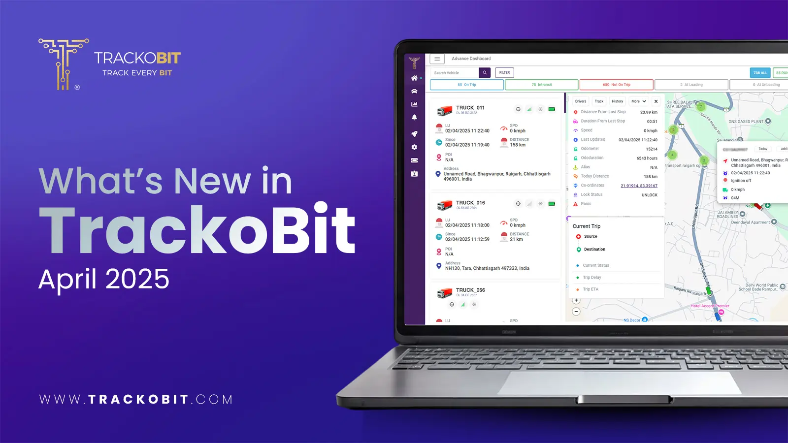 April’25 Updates – What's New in TrackoBit