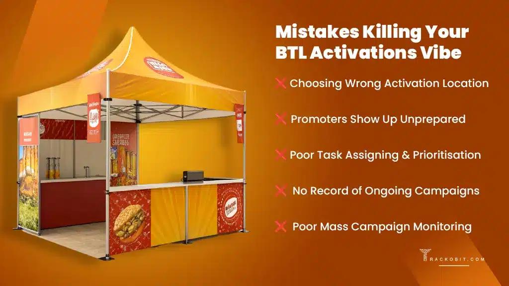 Mistakes Killing Your BTL Activations Vibe
