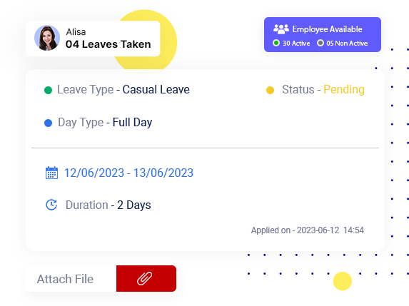 TrackoField leave management software
