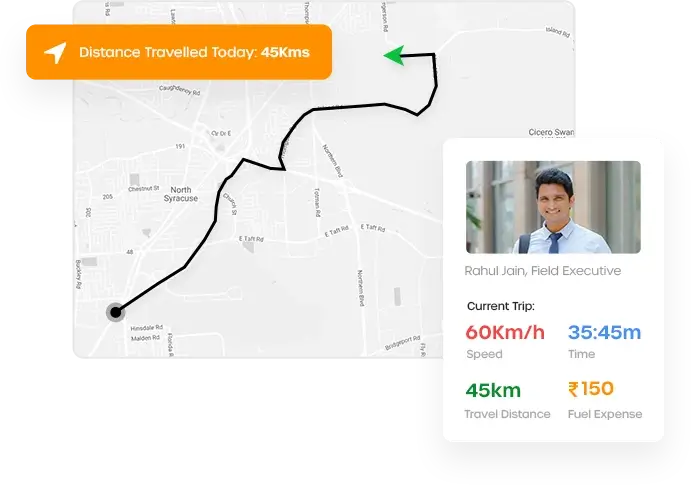Route Distance Calculator For Employee Tracking