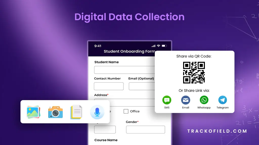 Digital Data Collection For Surveying and Student Onboarding