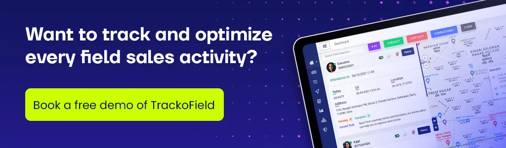 Book a free demo of TrackoField