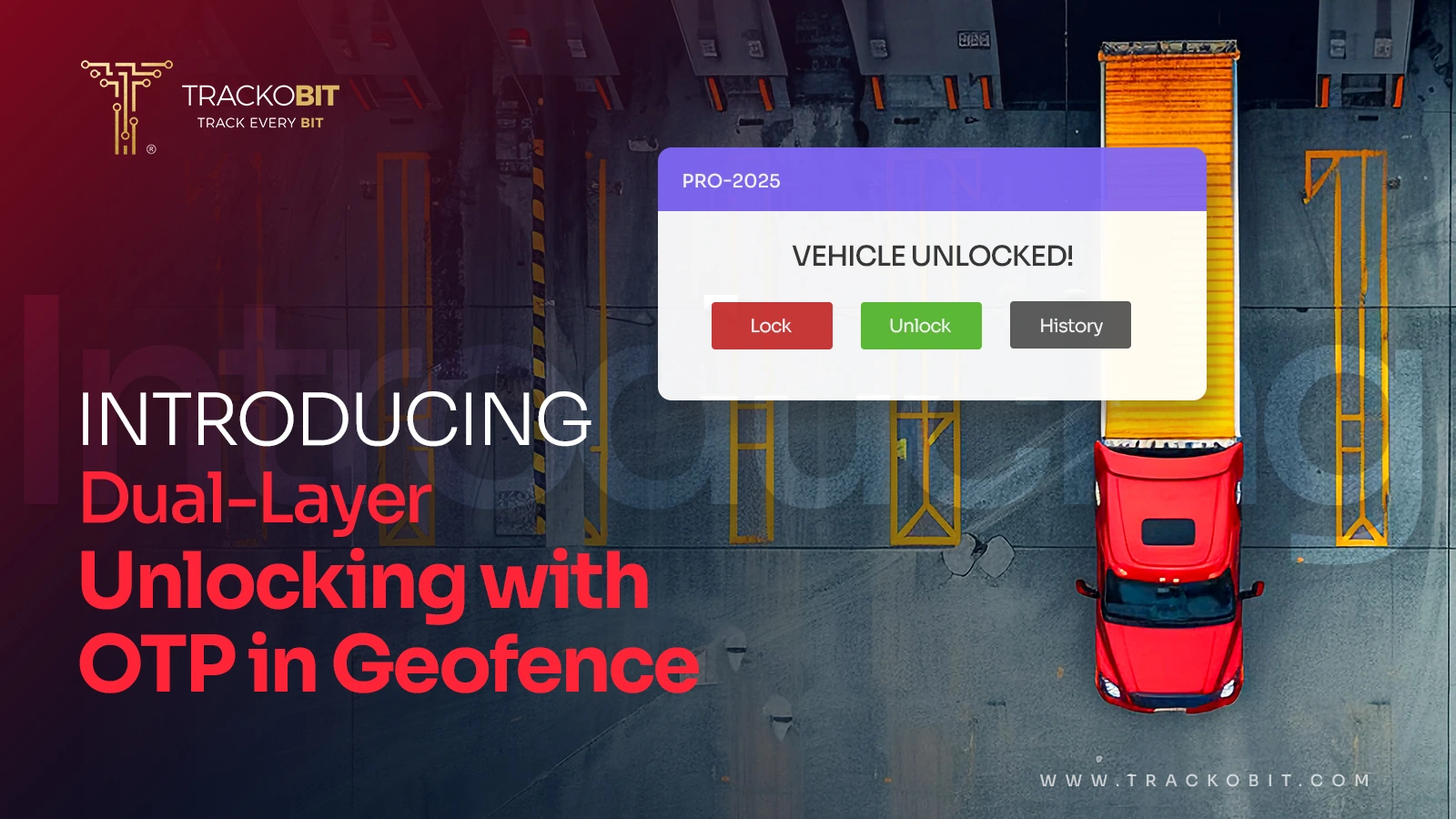 Unlocking with OTP in Geofence