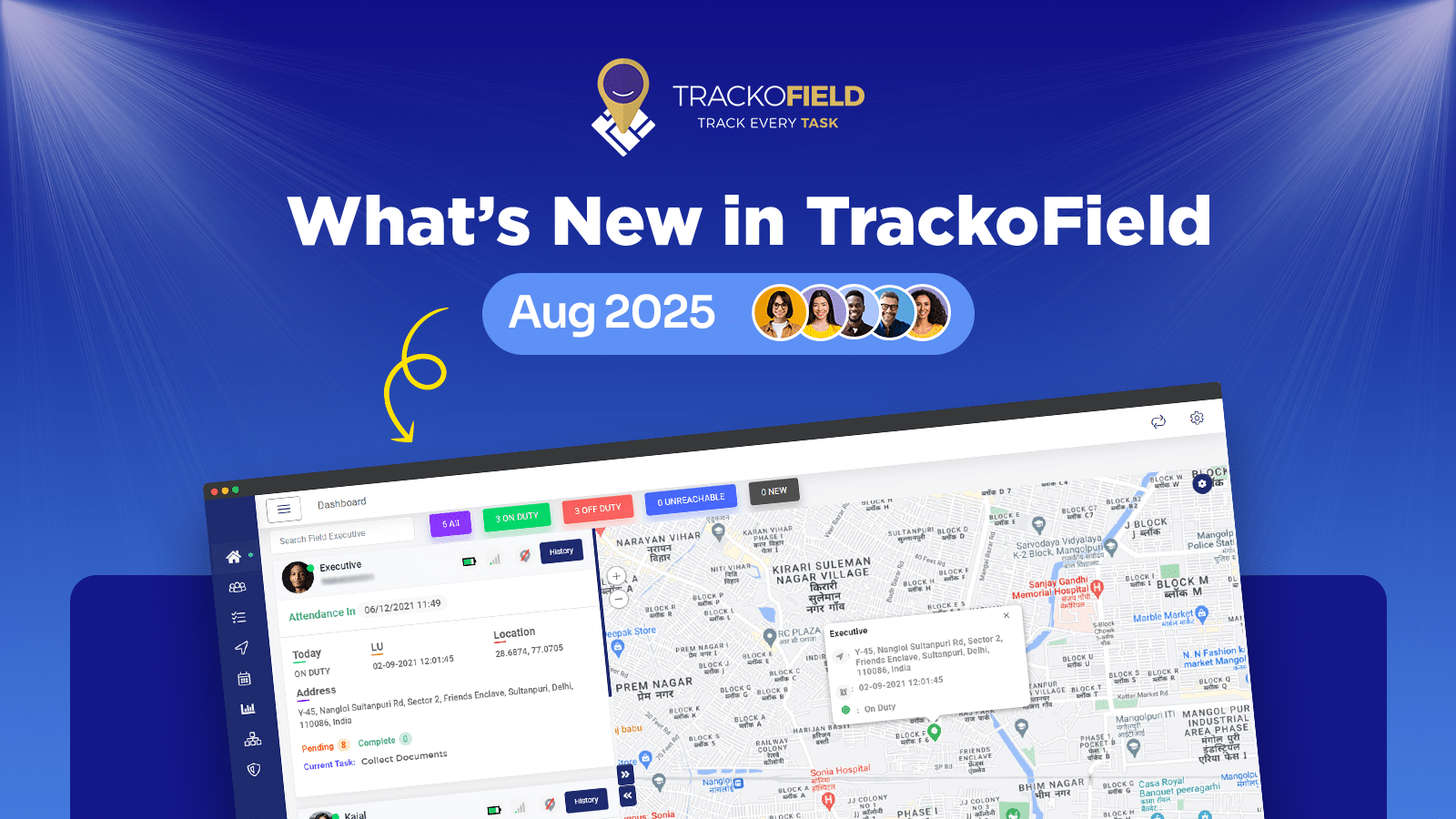 what's new TrackoField