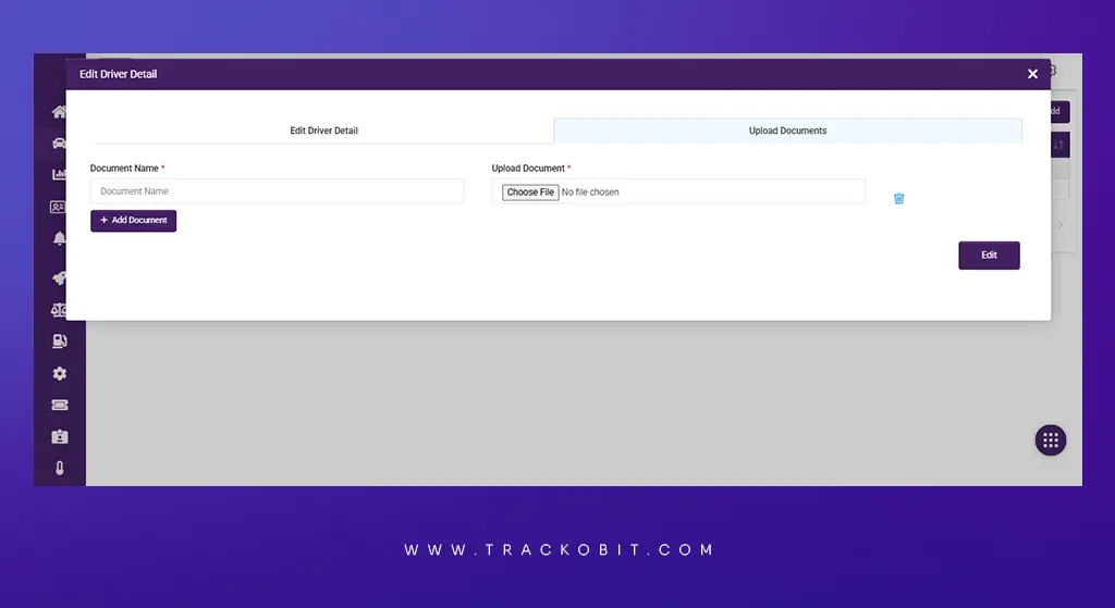 Upload driver documents while onboarding them