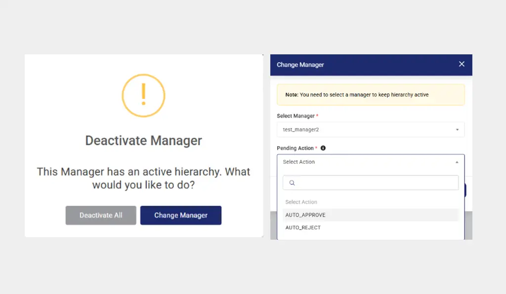 Manager Deactivation Flow in TrackoField