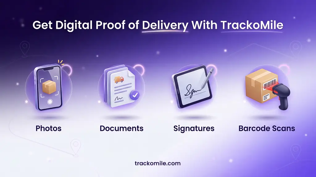 Get Digital Proof of Delivery With TrackoMile