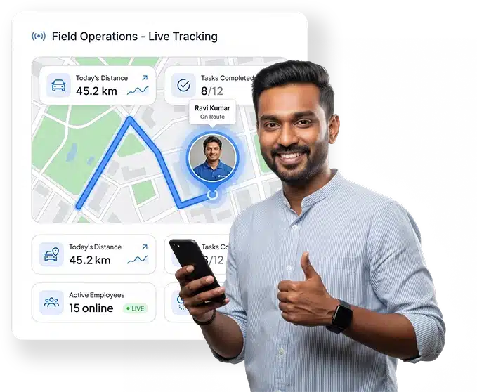 Field Sales Employee Monitoring App