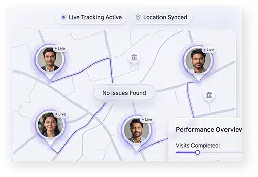 Real-Time Field Force Tracking