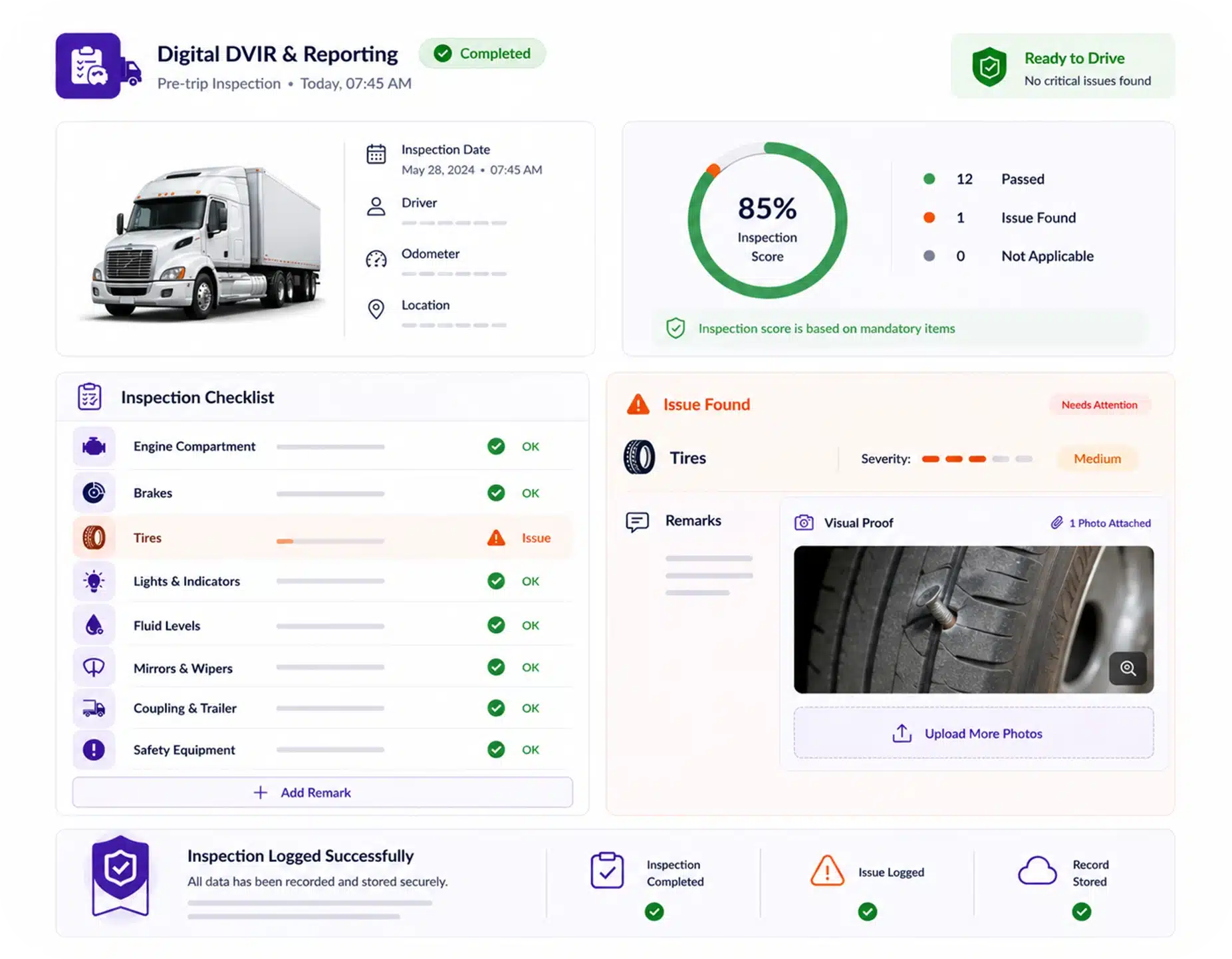 Digital DVIR & Reporting