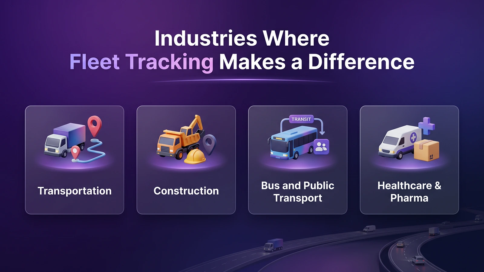 Industries where Fleet Tracking makes a difference
